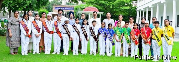 Investiture Ceremony Held at Guru Nanak Model Senior Secondary School