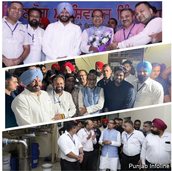 Agriculture Minister Shiv Raj Chauhan and Union Minister Ravneet Bittu Visit Maghi Ram & Sons Factory in Doraha